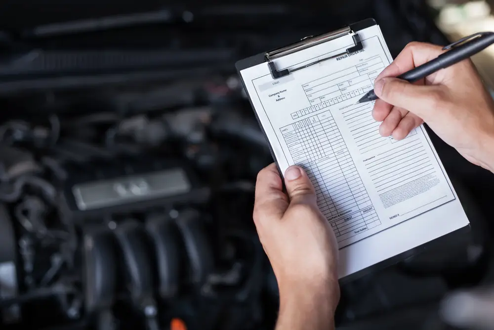 Used car checklist